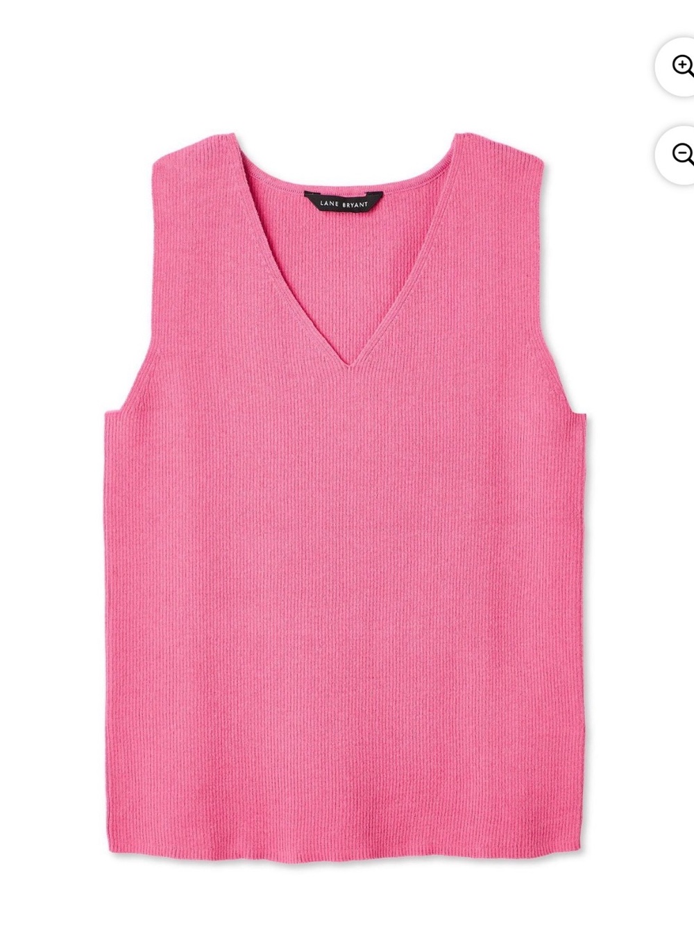 NWT Lane Bryant knit v neck tank